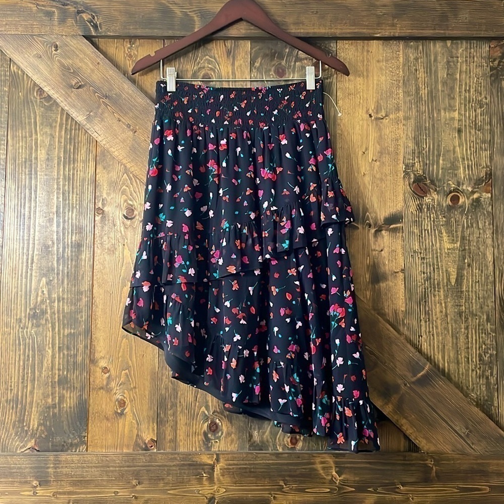 JOIE Gorowen Silk Asymmetrical Skirt - Picture 3 of 8
